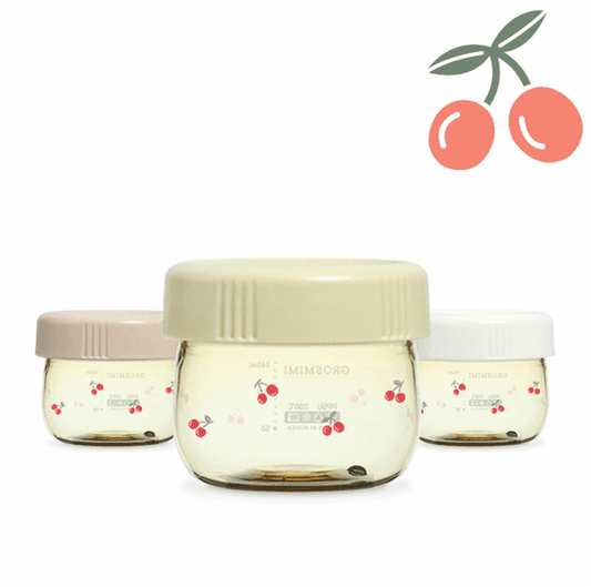 Grosmimi PPSU Baby Food Jar Set-CHERRISH EDITION 150ml