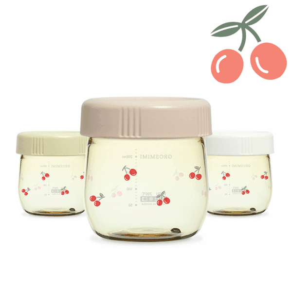 Grosmimi PPSU Baby Food Jar Set-CHERRISH EDITION 150ml