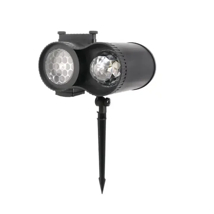 Ground Insert Outdoor Waterproof Lawn Dual-Tube Projection