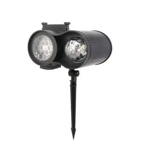 Ground Insert Outdoor Waterproof Lawn Dual-Tube Projection