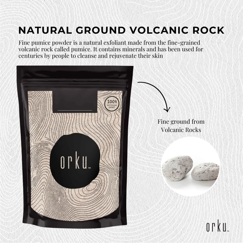 Ground Pumice Stone Granular Powder 400g Eco Exfoliant Body