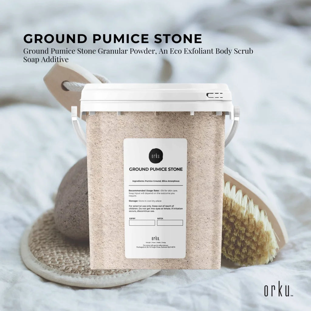 Ground Pumice Stone Granular Powder Tub 1.3Kg Exfoliant
