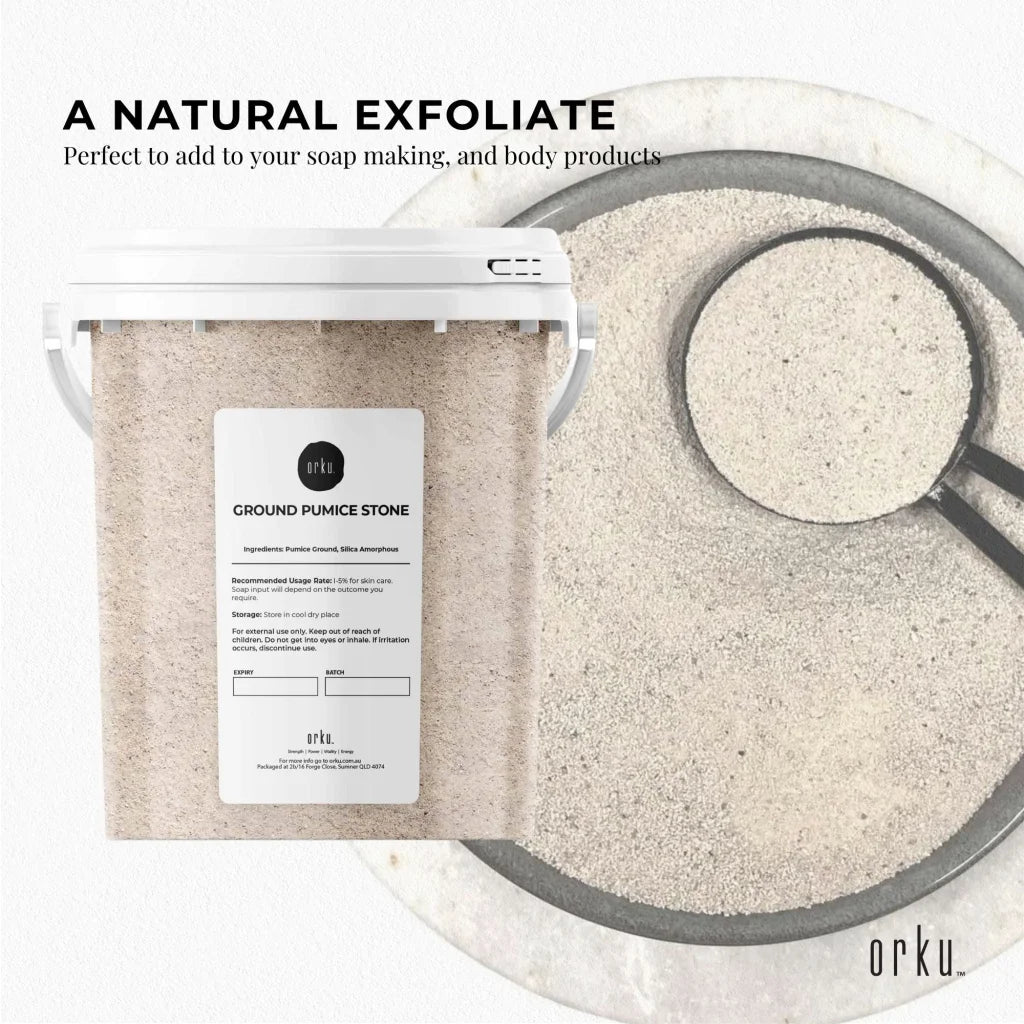 Ground Pumice Stone Granular Powder Tub 1.3Kg Exfoliant