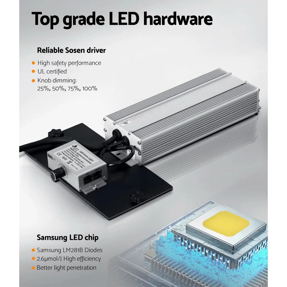 Grow Light LED Full Spectrum 3200W Indoor Plant All Stage