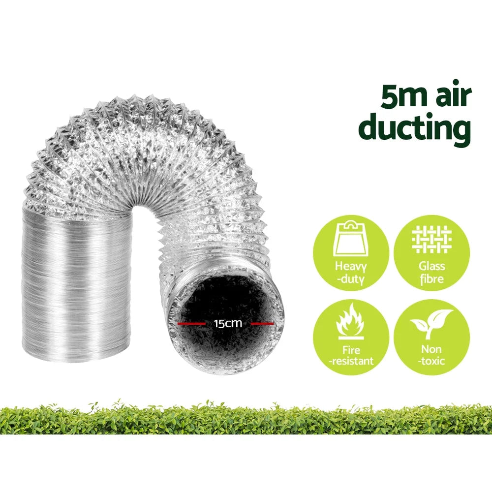 Grow Tent 1000W LED Grow Light 120x120x200cm Mylar 6’’