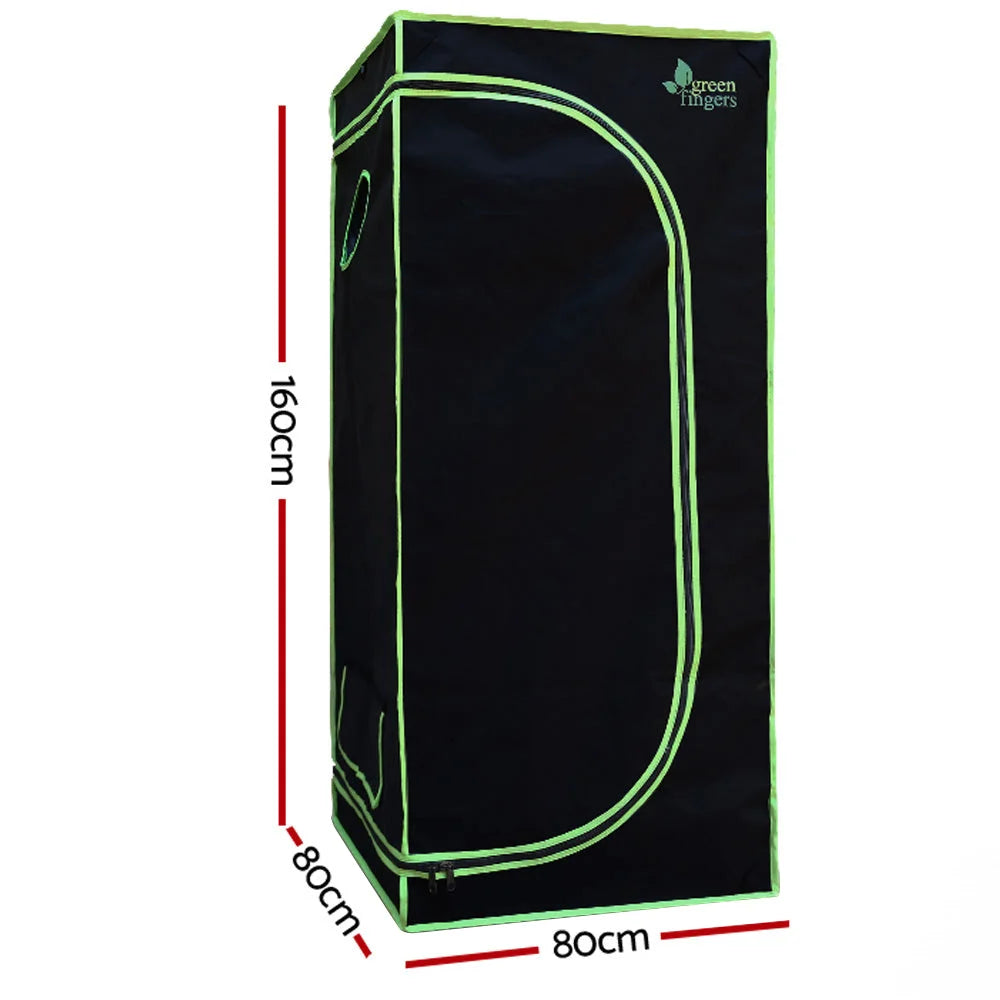 Grow Tent 1000W LED Grow Light 80x80x160cm Mylar with 4’’