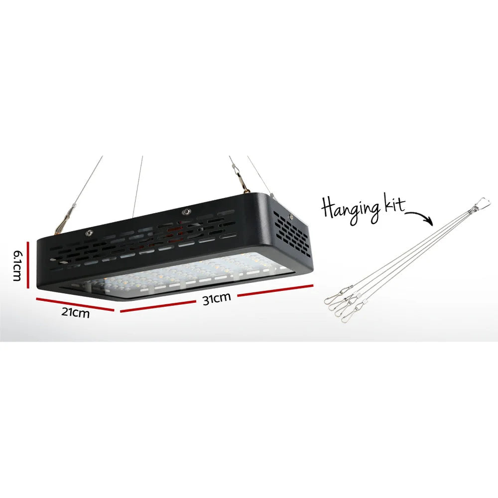 Grow Tent 1000W LED Grow Light 80x80x160cm Mylar with 4’’