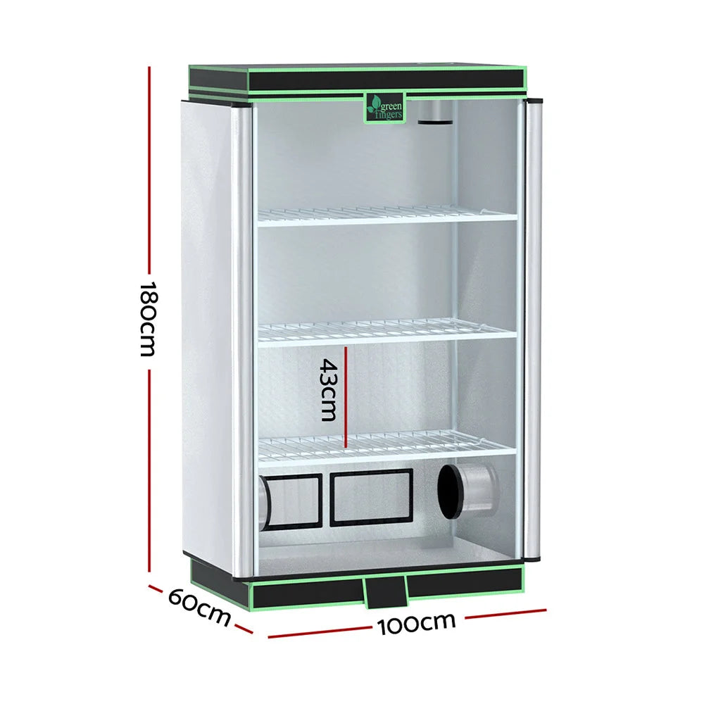 Grow Tent 100x60x180cm 4 Tiers Kit Hydroponics Indoor Grow
