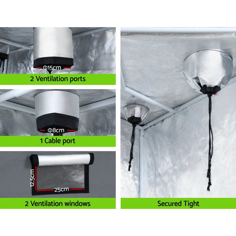 Grow Tent Kit Hydroponics Indoor Grow System 142X100X180CM