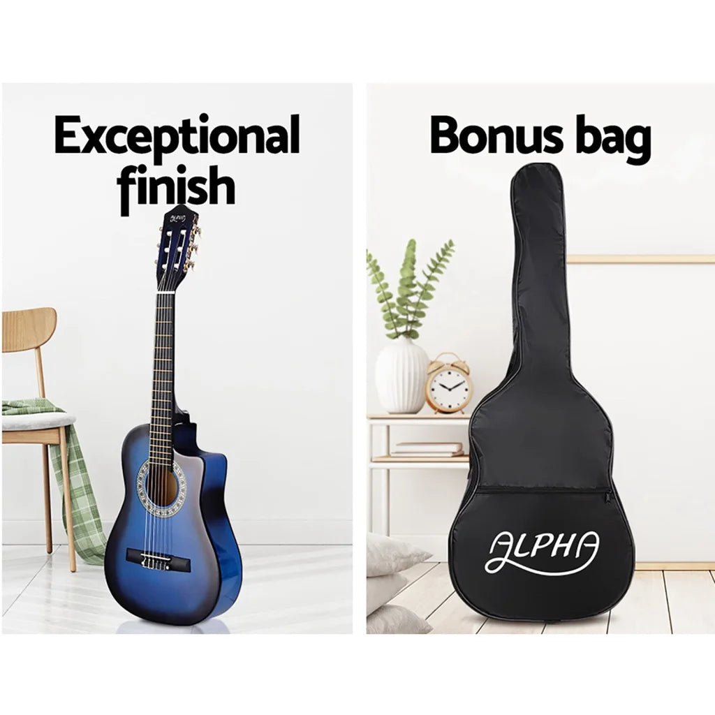 Guitar Classical Acoustic Cutaway 34’’ Inch Wooden Ideal