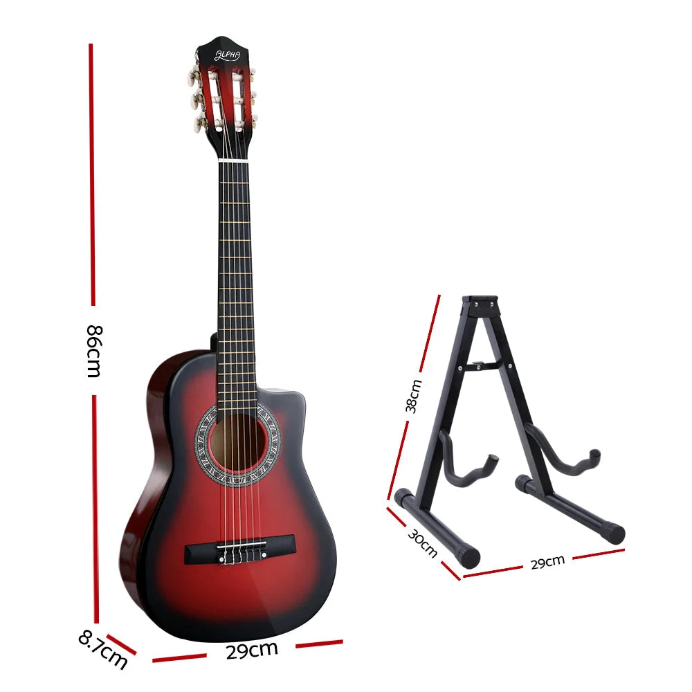 Guitar Classical Acoustic Cutaway 34’’ Inch Wooden Ideal
