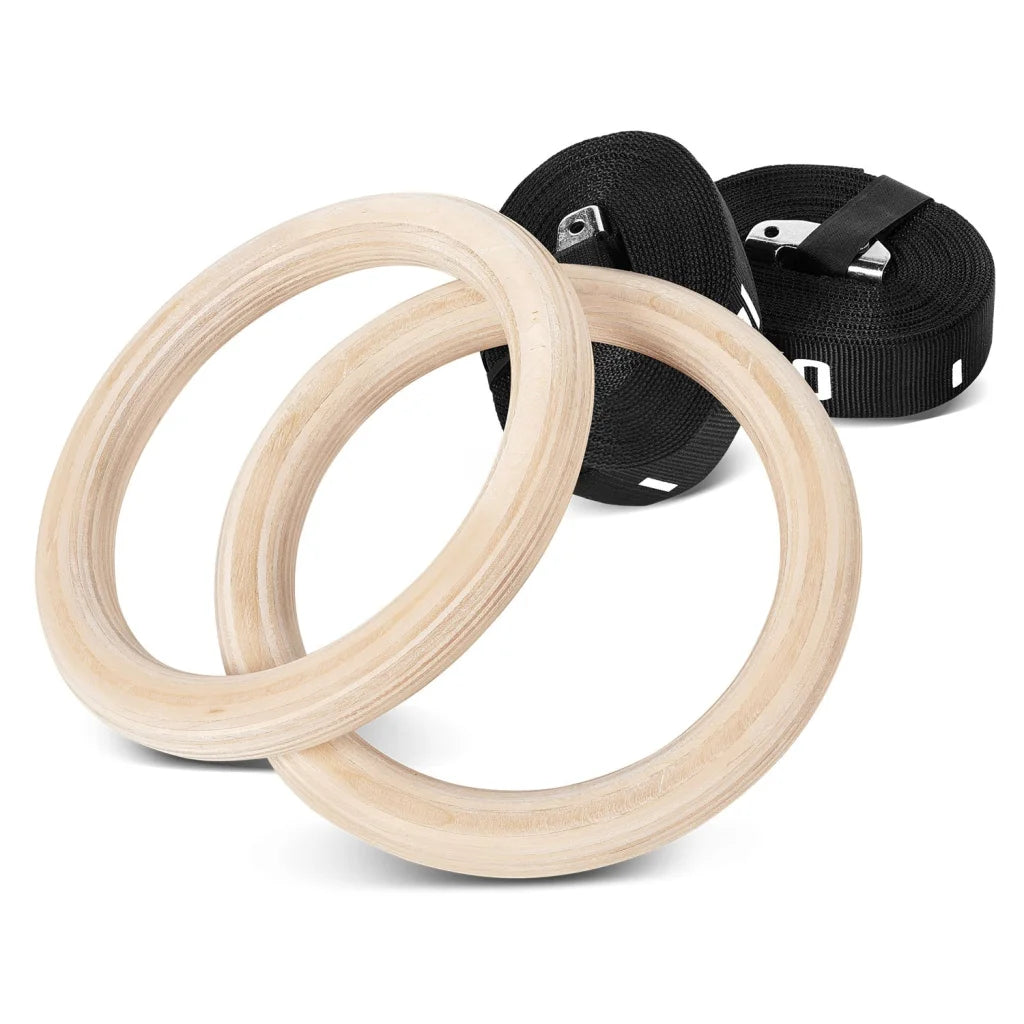 Gym Ring Pair FIG Spec with Markings 28mm CORTEX - Sports &