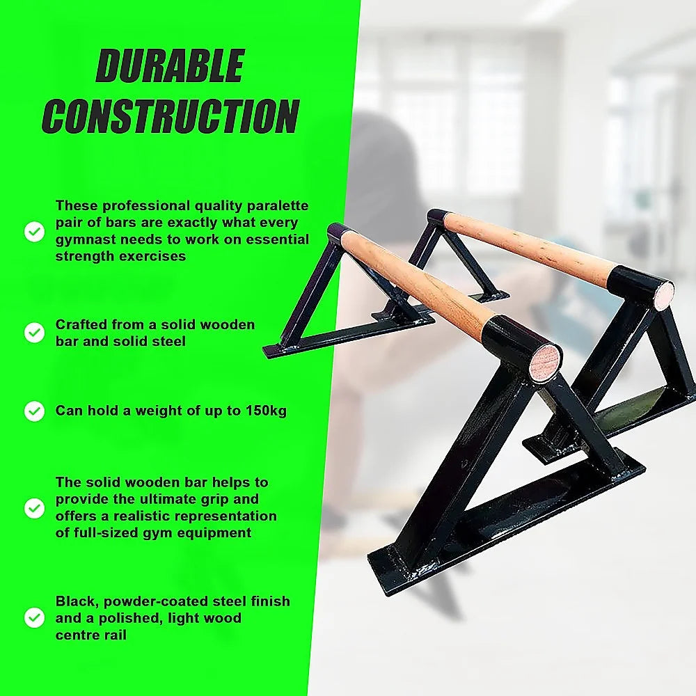 Gymnastics Equipment Premium Parallette Pair Push Up Bars