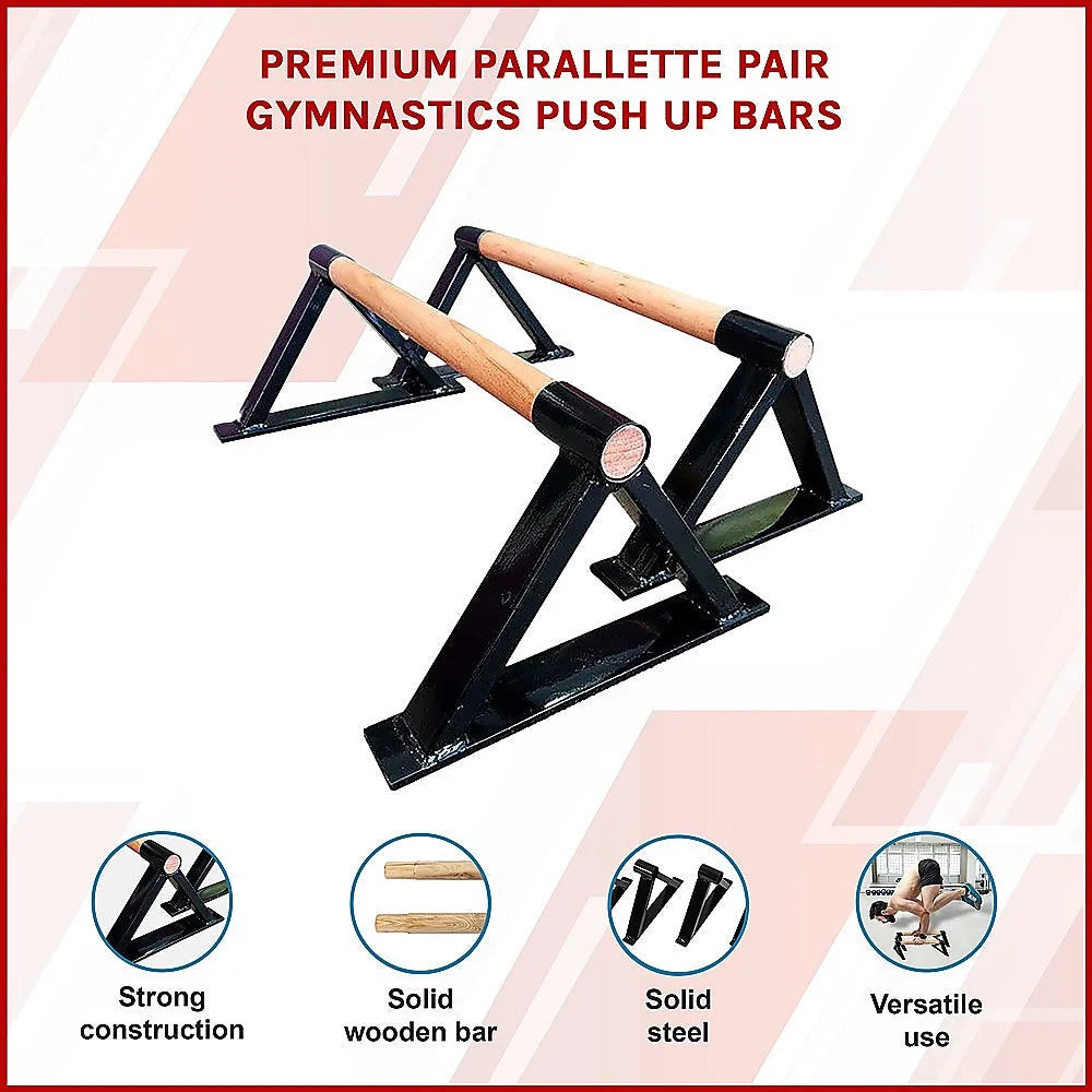 Gymnastics Equipment Premium Parallette Pair Push Up Bars
