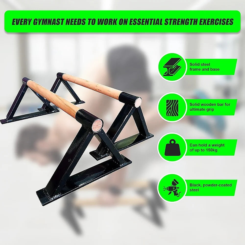 Gymnastics Equipment Premium Parallette Pair Push Up Bars