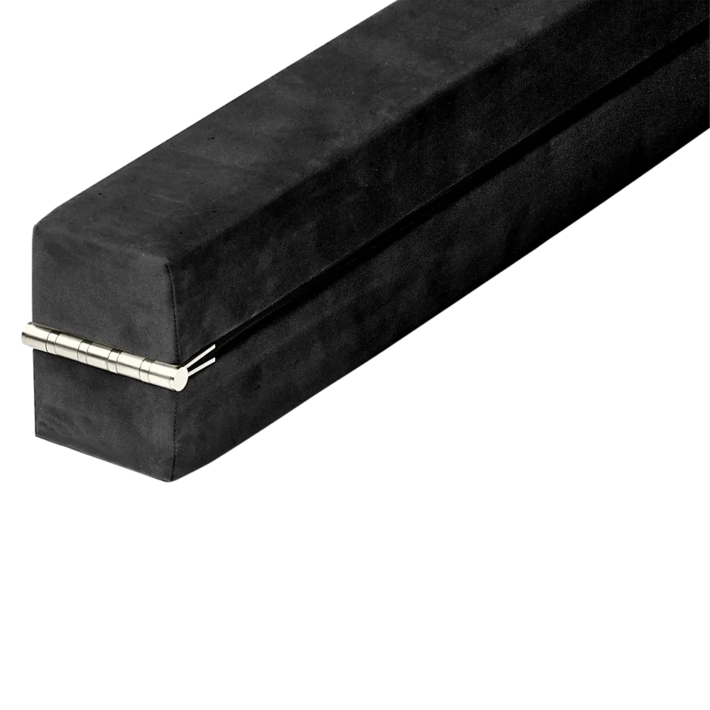 Gymnastics Folding Balance Beam 2.2m - Black Synthetic