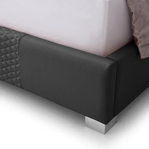 Halcyon Bed Frame Air Leather Padded Upholstery
