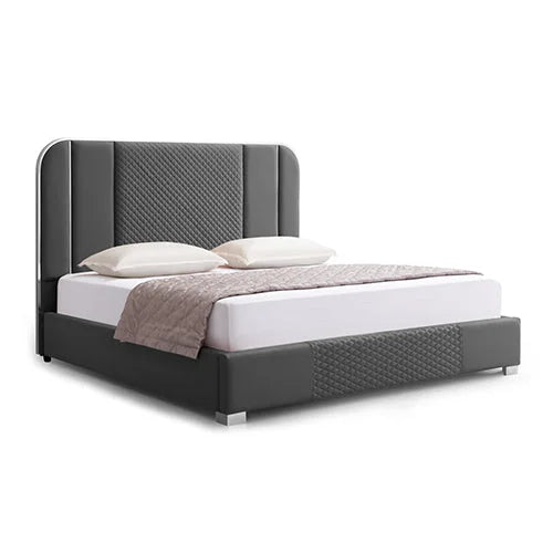 Halcyon Bed Frame Air Leather Padded Upholstery