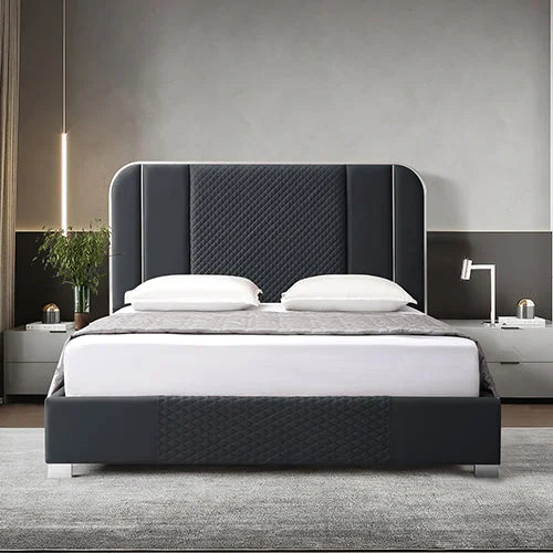 Halcyon Bed Frame Air Leather Padded Upholstery