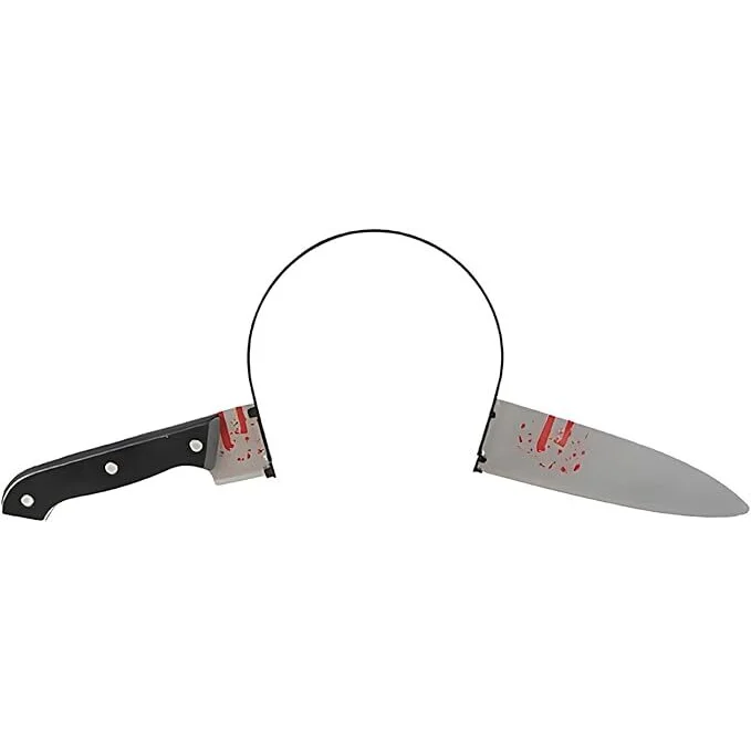 HALLOWEEN Prank Fake Knife Through Head Horror Scary