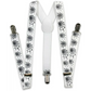 Halloween Suspenders Braces Belt Costume Party - White