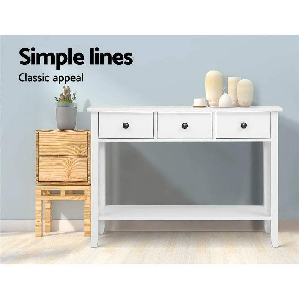 Desk in a room setting