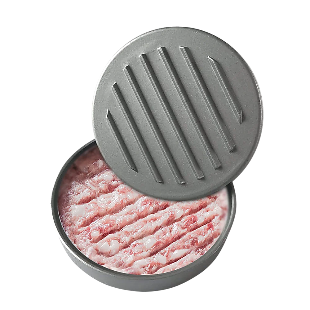 Hamburger Patty Maker Large Round Grill Press Burger Metal
