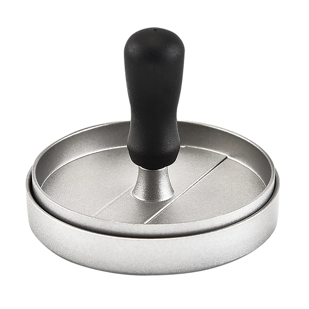 Hamburger Patty Maker Large Round Grill Press Burger Metal