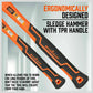 Hammer Set 5Pc Rubber Ball Pein Sledge Cross Pein Mallet