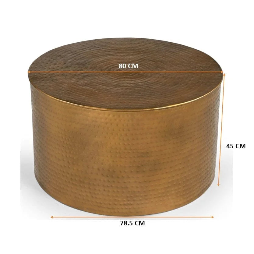 HAMMERED COFFEE TABLE - Furniture > Living Room > Coffee