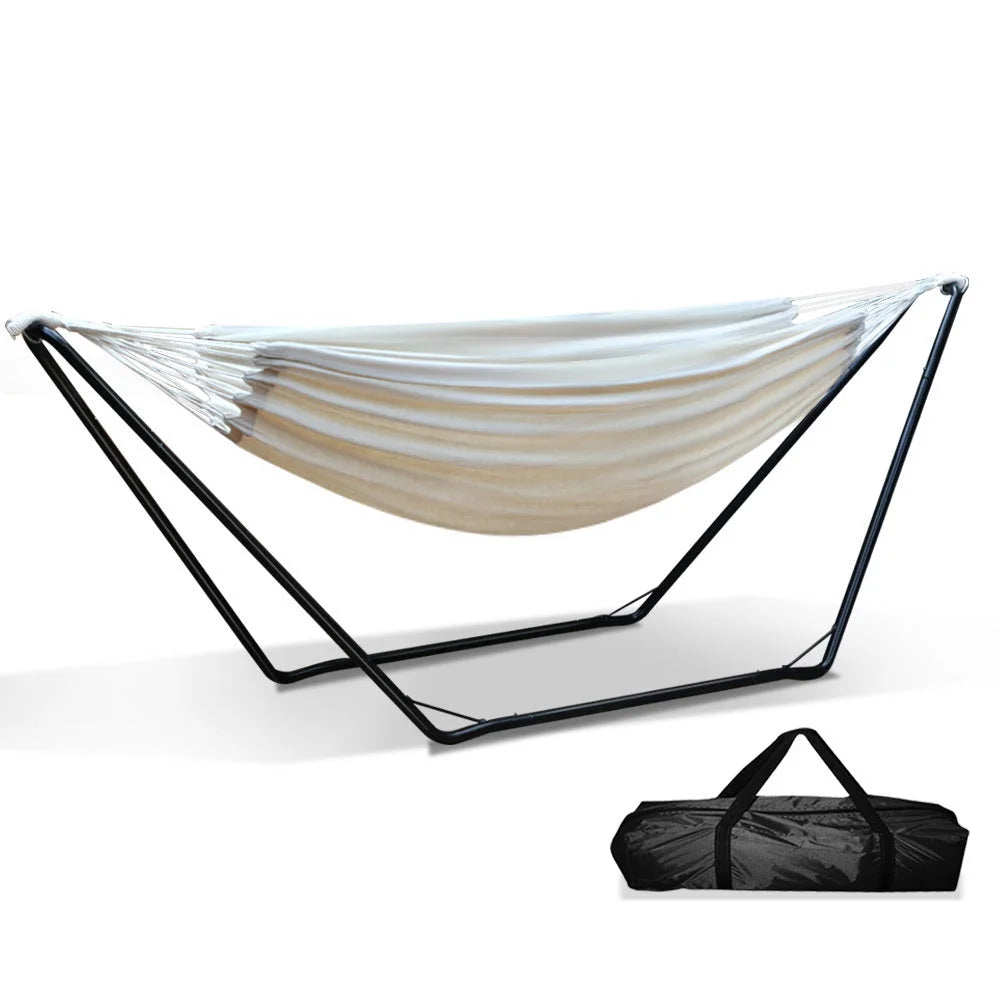 Hammock Bed with Steel Frame Stand - Outdoor
