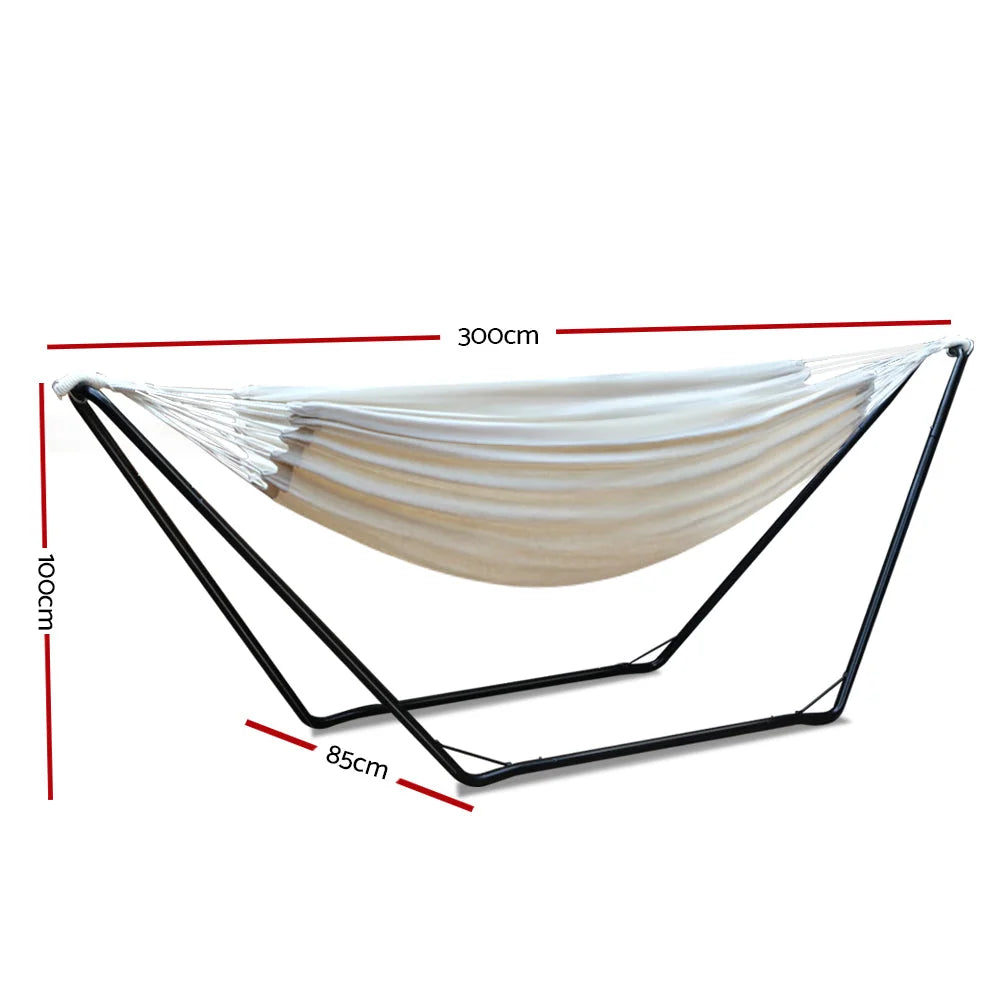 Hammock Bed with Steel Frame Stand - Outdoor