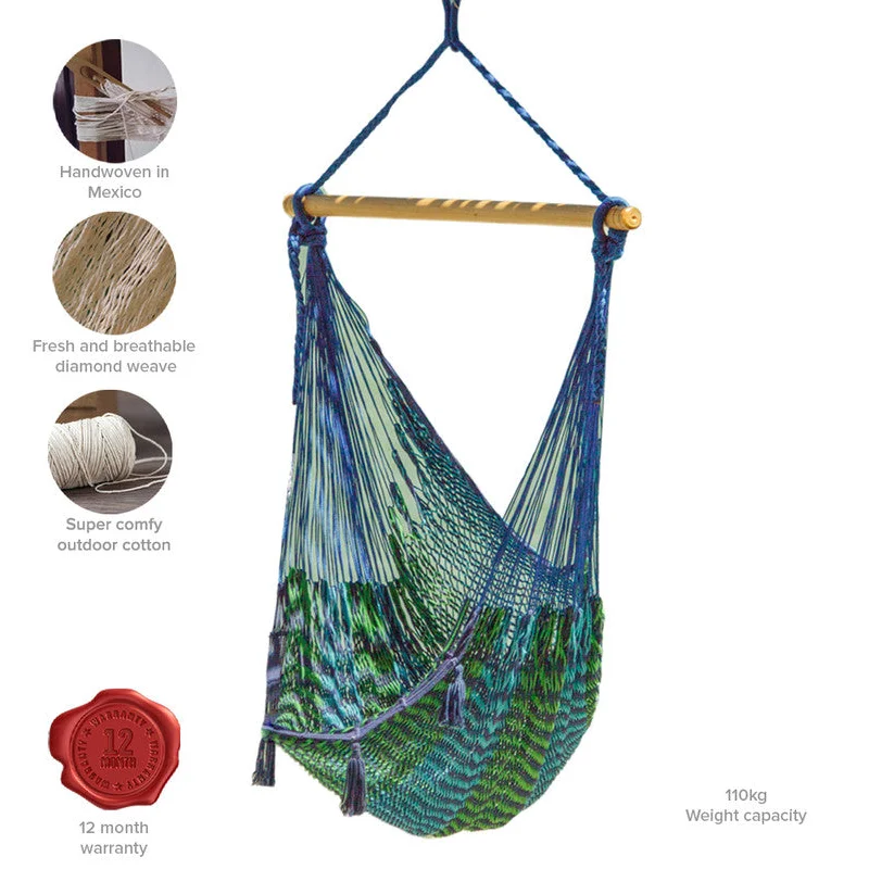 Hammock Chair Extra Large Outdoor Cotton Mexican - Caribe