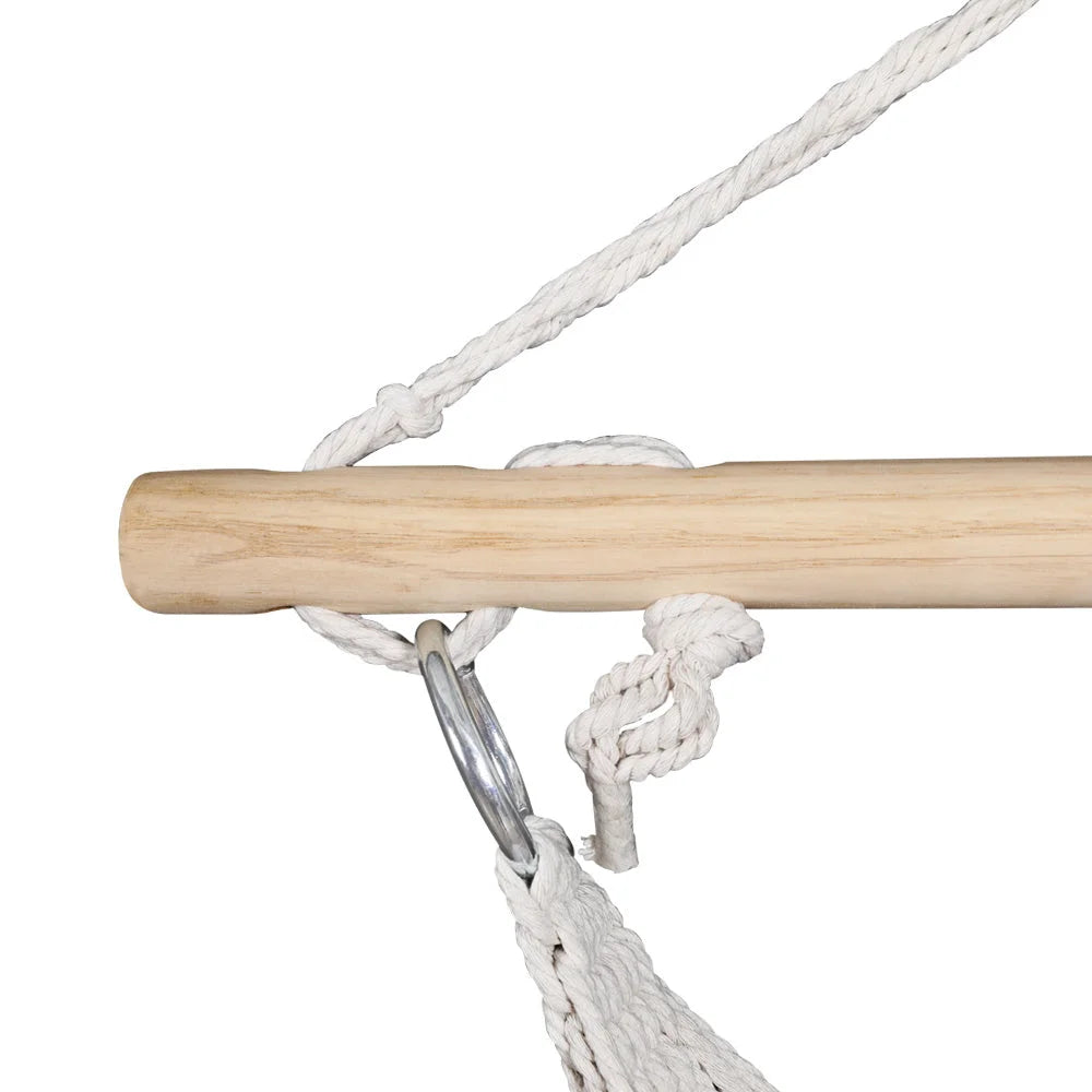 Hammock Chair Outdoor Hanging Camping Mesh Indoor - Cream