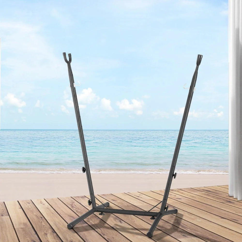 Hammock Chair Stand Metal Frame - Black - Furniture