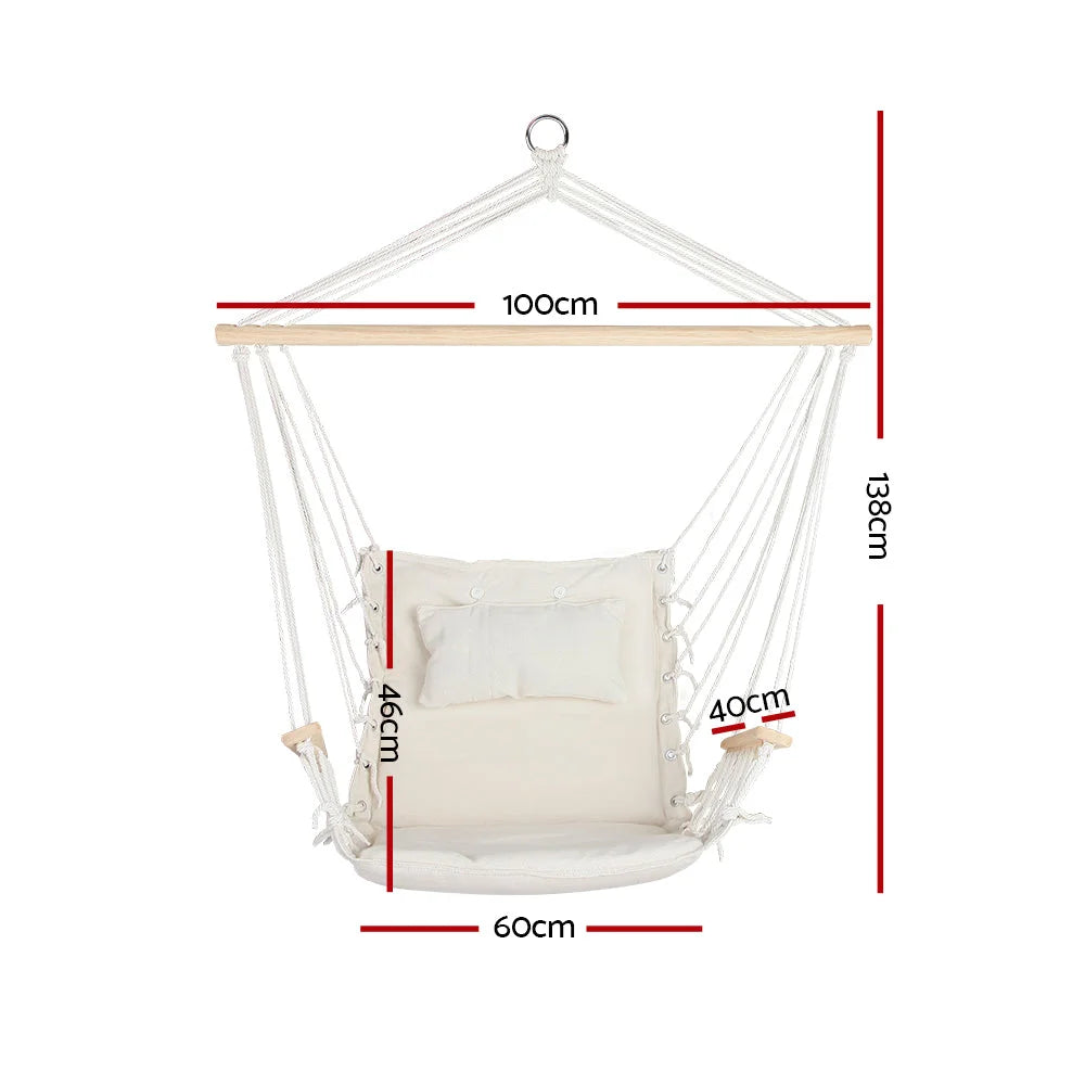 Chair with hammock hanging swing living