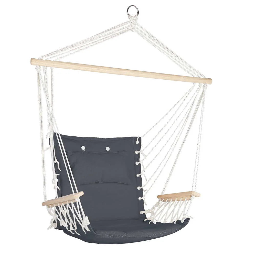 Hammock Hanging Swing Chair - Grey - Living Room