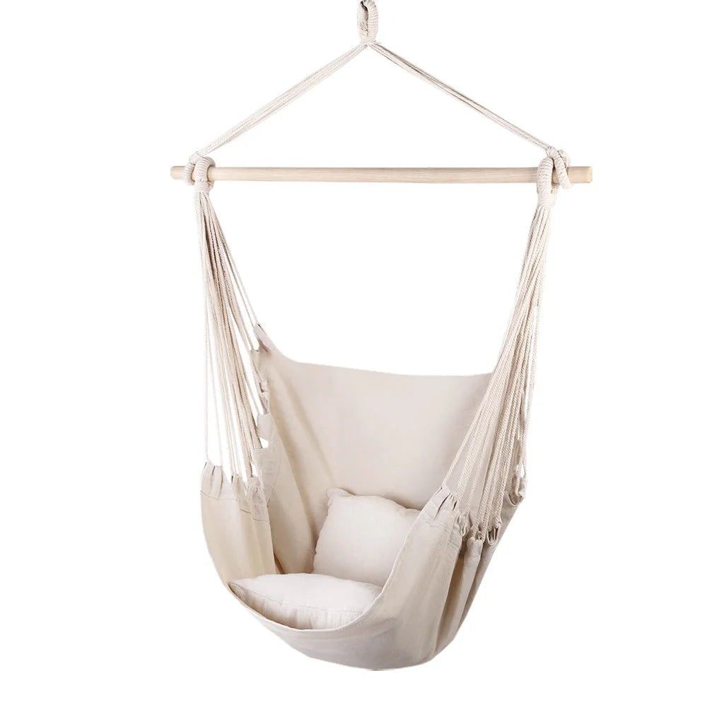 Hammock Swing Chair - Cream - Gardeon