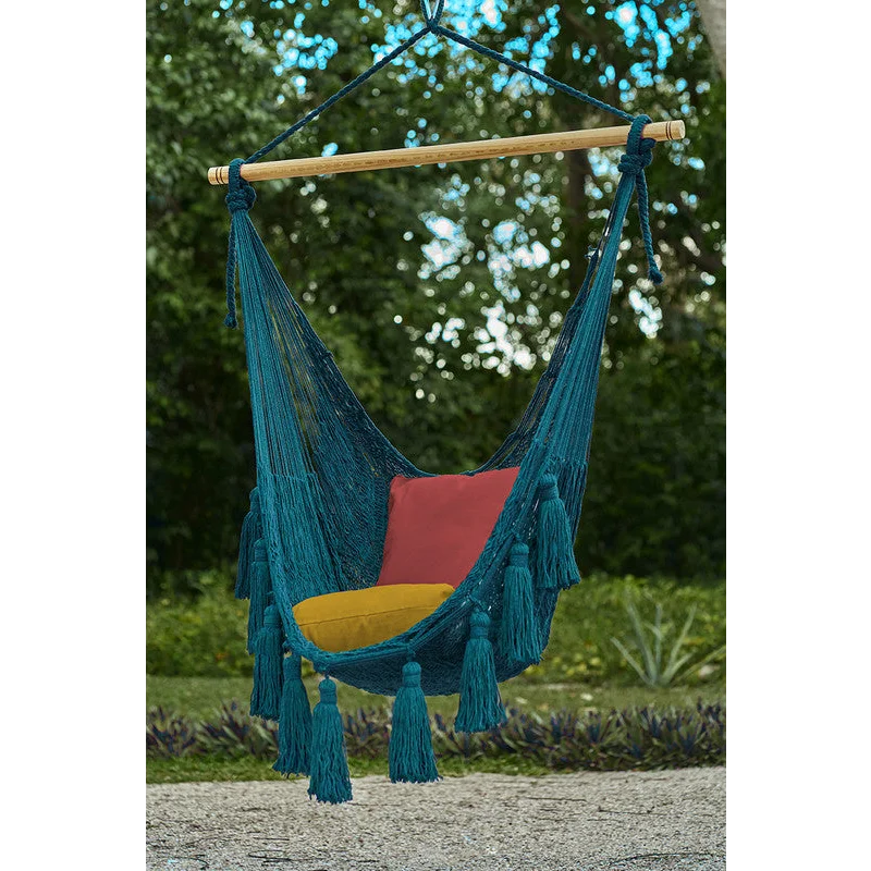 Hammock Swing Chair Deluxe in Plain Colour - Furniture