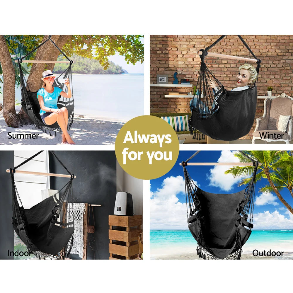 Hammock Swing Chair - Grey - Dog Supplies