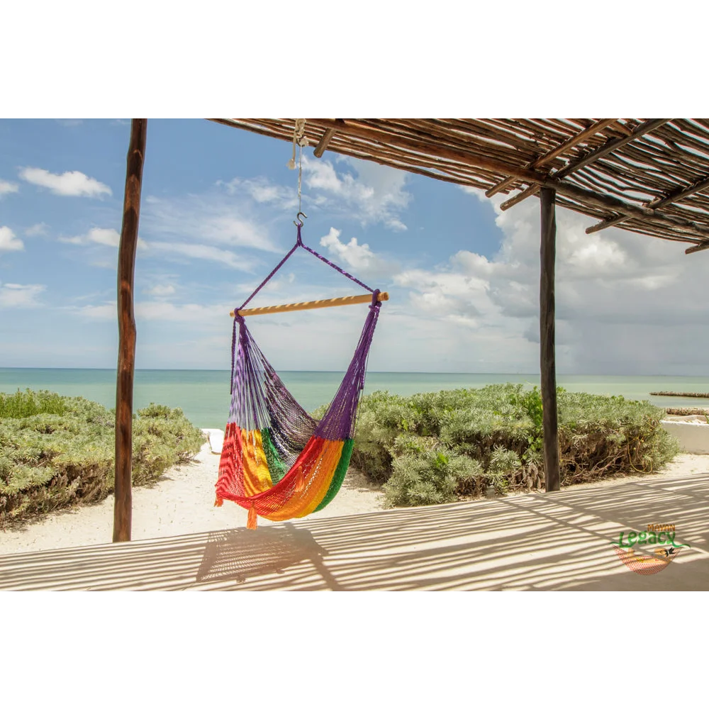 Hammock Swing Chair Mexican Rainbow