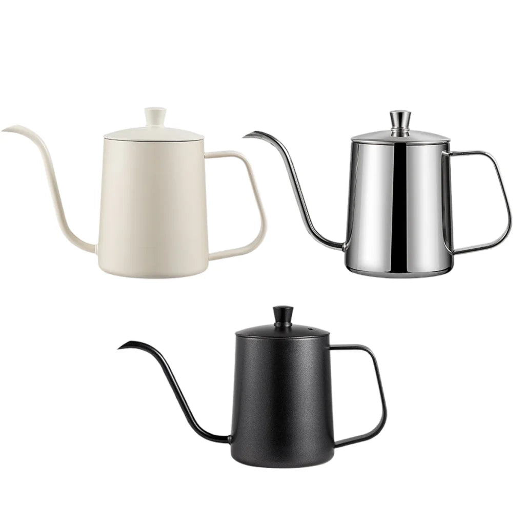 Hand Drip Coffee Pot Stainless Steel Fine Spout Hanging Ear