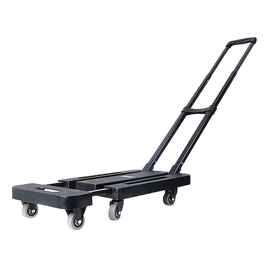 200kg storage trolley with tray shelves and side handles