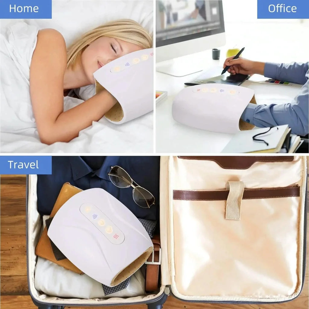 Hand Massager With Heat 3 Intensity Levels Convex Point