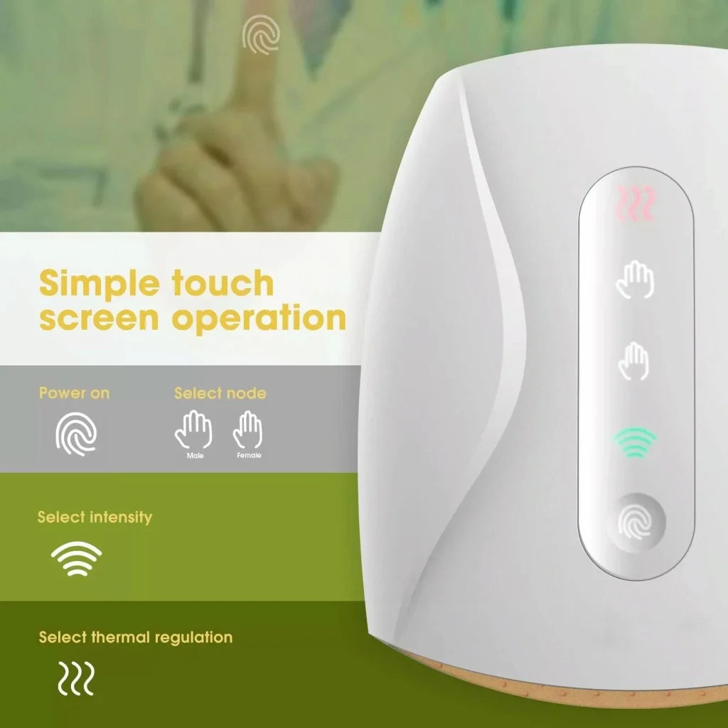 Hand Massager With Heat 3 Intensity Levels Convex Point