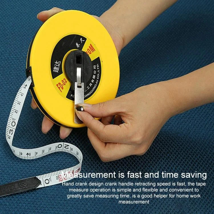 Site Glass Ruler Hand-operated Soft Ruler for Construction Site Measurement - Fiber Lea ...