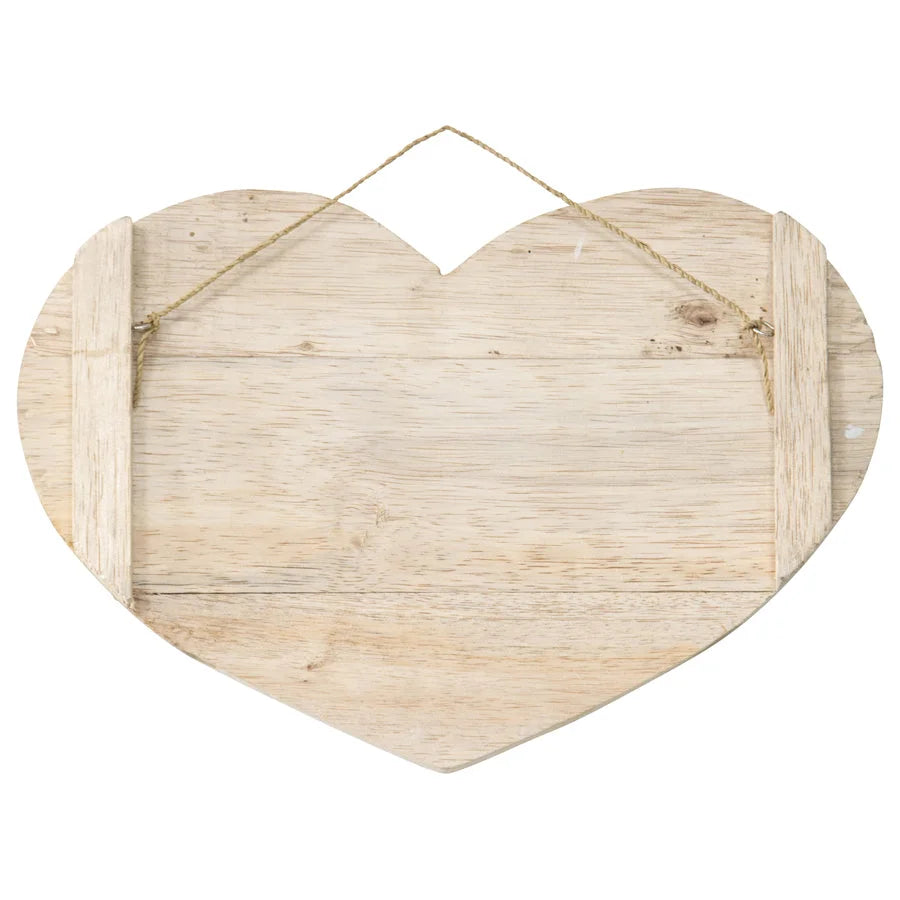 Handcrafted ’Love You to the Moon’ Heart Wall Art 20x2cm