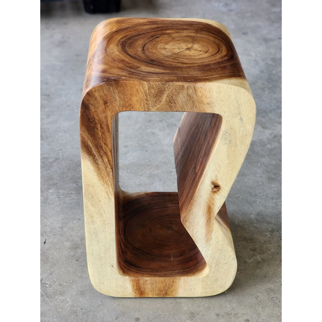 Handcrafted Solid Wood Side Table Coffee Table or Entrance