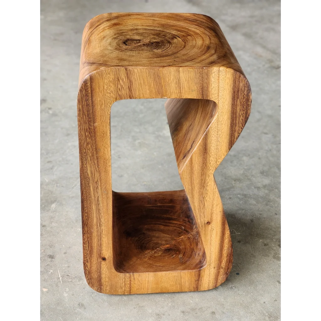 Handcrafted Solid Wood Side Table Coffee Table or Entrance