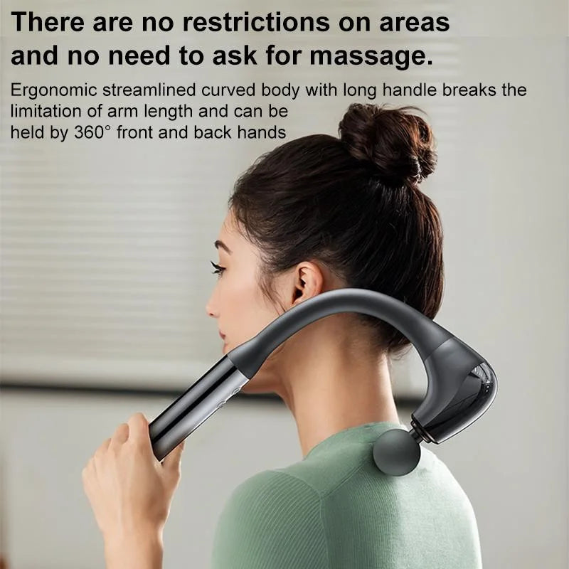 Handheld Electric Massager - Yesido Mg07 - Black - Health &